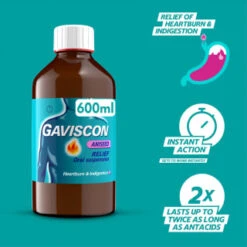 Gaviscon Aniseed 600ml -BM Skincare Store 320768 gaviscon double action anniseed liquid 600ml
