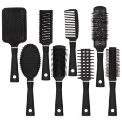 Style Studio Cushion Paddle Brush -BM Skincare Store 321019 style studio brush black main