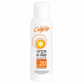 Calypso Once A Day Sun Lotion Spray Spf 20 200ml 1 Calypso Once A Day Sun Lotion Spray Spf 20 200ml