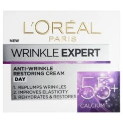 L'Oreal Paris Wrinkle Expert Anti-Wrinkle Day Cream 55 + 50ml -BM Skincare Store 330165 loreal paris anti wrinkle hydrating cream 55plus