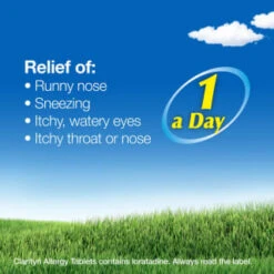 B&M Clarityn Allergy Relief Tablets 7pk -BM Skincare Store 330737 clarityn allergy 10mg 7 tablets 3