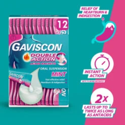 Gaviscon Double Action Liquid Sachets 12pk 11 Gaviscon Double Action Liquid Sachets 12pk -BM Skincare Store 345488 gaviscon 12 x 10ml double action 10ml liquid sachets 2