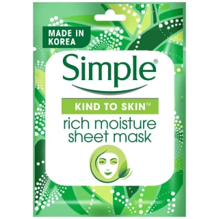 Simple Rich Moisture Sheet Mask 1 Simple Rich Moisture Sheet Mask