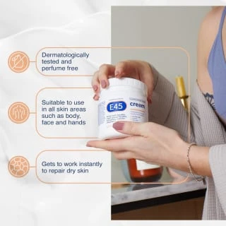 E45 Dermatological Cream 350g 2 E45 Dermatological Cream 350g - Image 2