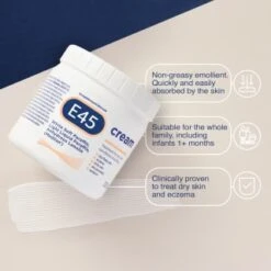 E45 Dermatological Cream 350g 11 E45 Dermatological Cream 350g -BM Skincare Store 359823 e45 cream dry skin 350g 4