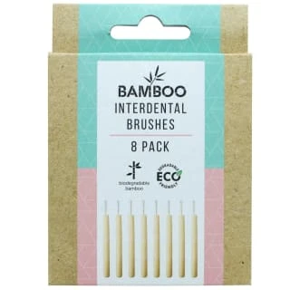 B&M Bamboo Interdental Brushes 8pk 1 B&M Bamboo Interdental Brushes 8pk