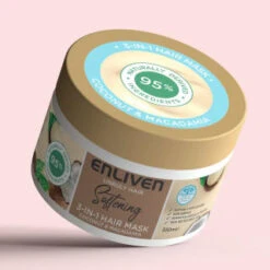 Enliven Softening 3-in-1 Hair Mask 350ml - Coconut & Macadamia 5 Enliven Softening 3-in-1 Hair Mask 350ml - Coconut & Macadamia -BM Skincare Store 384889 enliven mask 350ml coconut macadamia