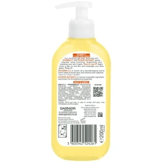 Garnier SkinActive Vitamin C Clarifying Wash 200ml 2 Garnier SkinActive Vitamin C Clarifying Wash 200ml - Image 2
